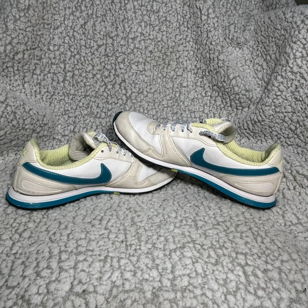 Nike Air Pegasus 83 Womens Sail Mineral Blue Volt Sneakers 414922-143‎